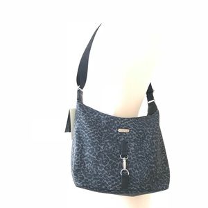 Baggallini Leopard Print Big Dipper Hobo Crossbody